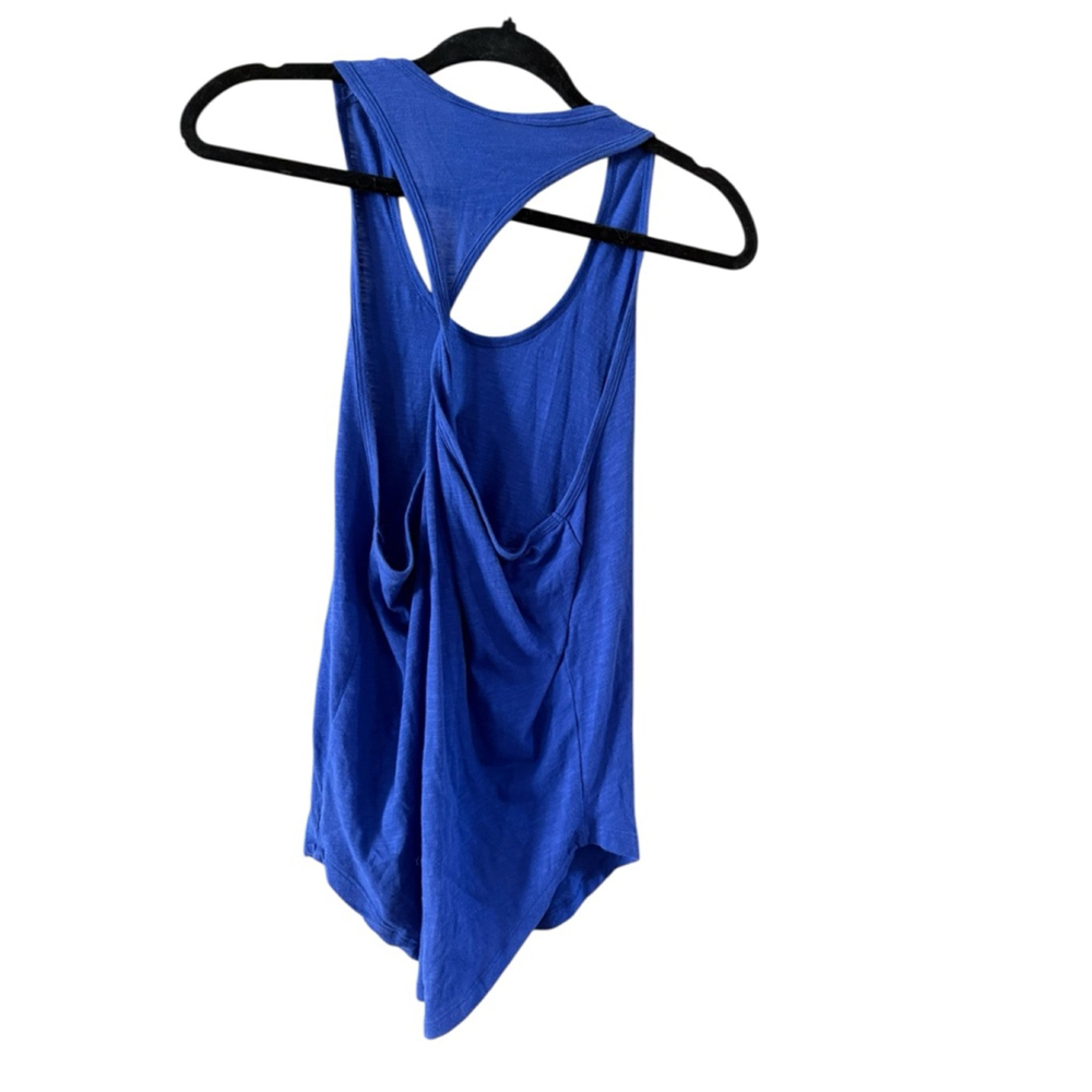 PINK Victoria's Secret Blue Racerback Tank Top XS - Picture 2 of 9
